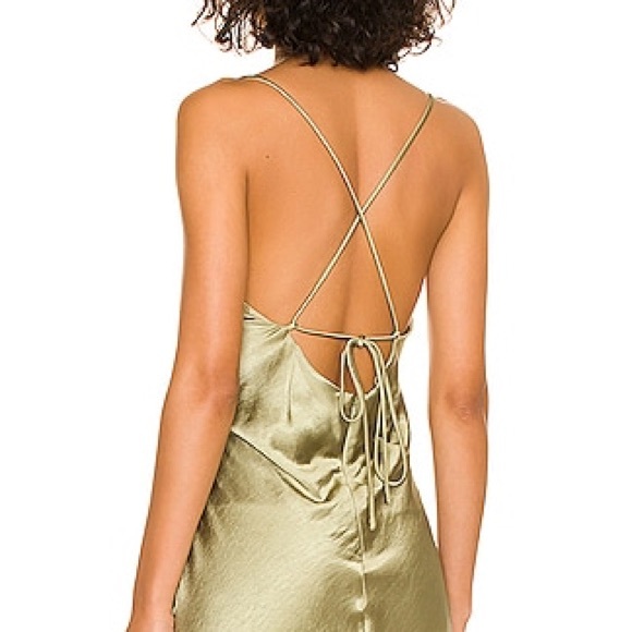 Line & Dot Hunnie Mini Dress in Moss Size XS - Picture 5 of 12